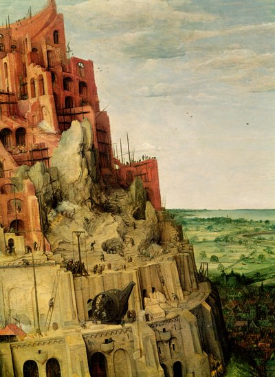 The Tower of Babel (detail) by Pieter Bruegel the Elder